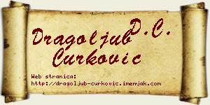 Dragoljub Ćurković vizit kartica